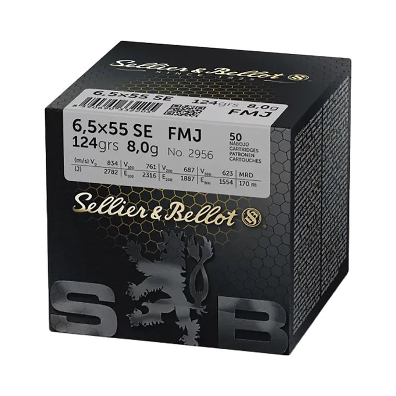 Sellier & Bellot 6,5x55 FMJ 124grs/8g