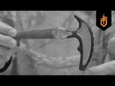 Gerber Vital Såg Med Hölster Orange/Svart