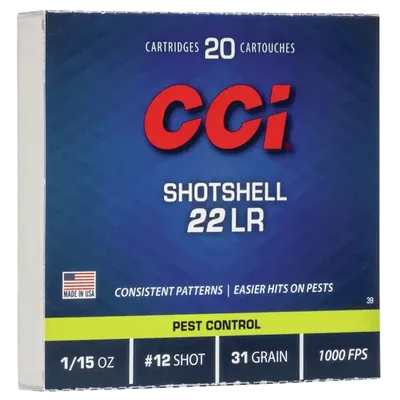 CCI 22 LR Shotshell Hagelpatron