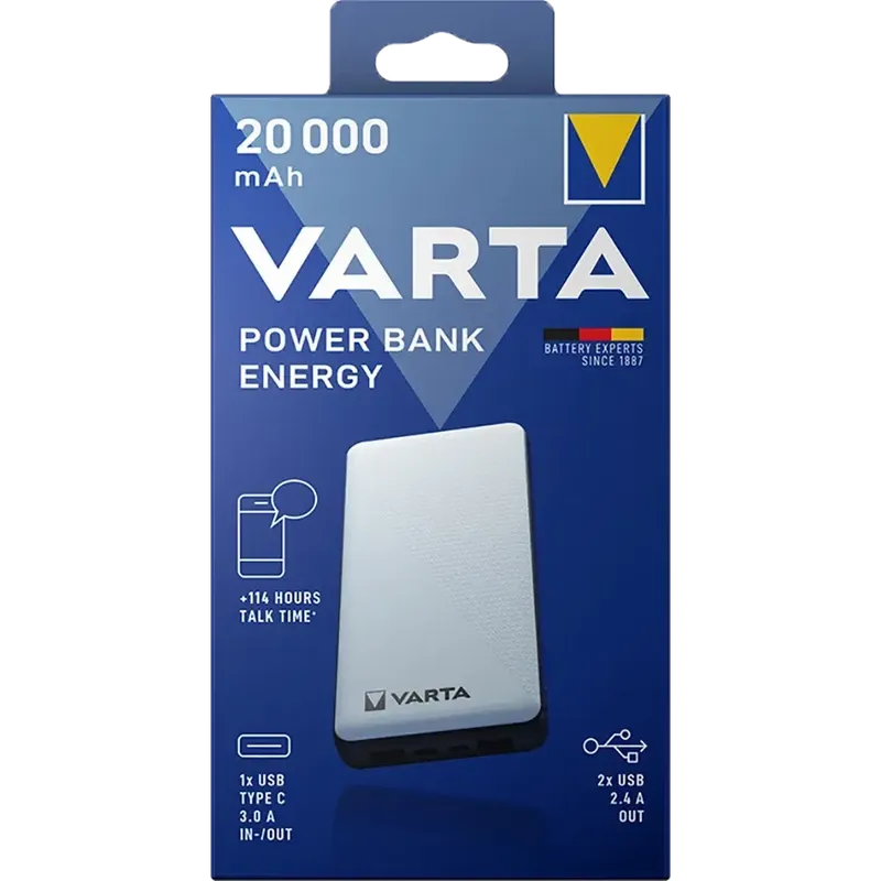 Varta Power Bank Energy 20000mah