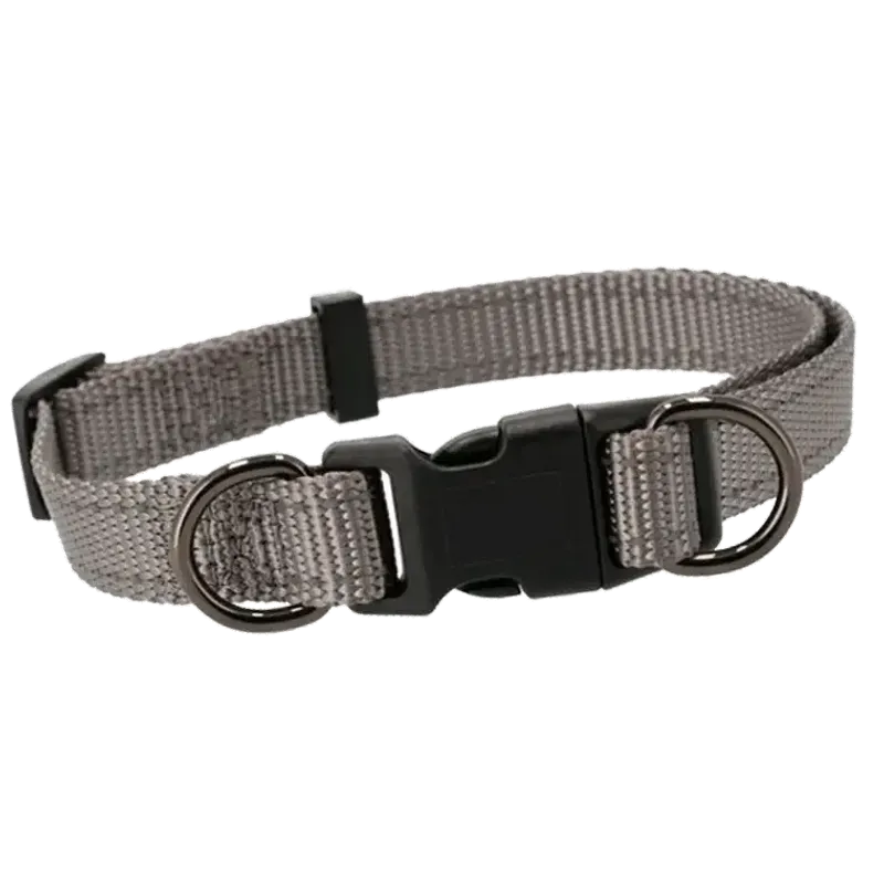 Valphalsband Iris 15mm Justerbart Grå