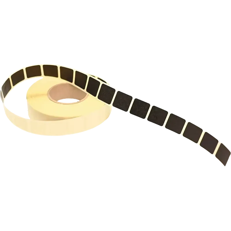 Täcklappar Svart 17x17mm