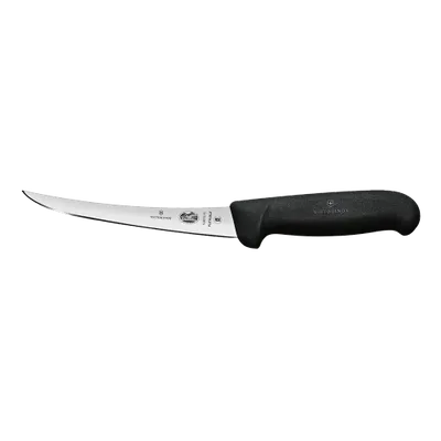 Victorinox Urbeningskniv, 15 cm, svart Fibrox smalt flexibel