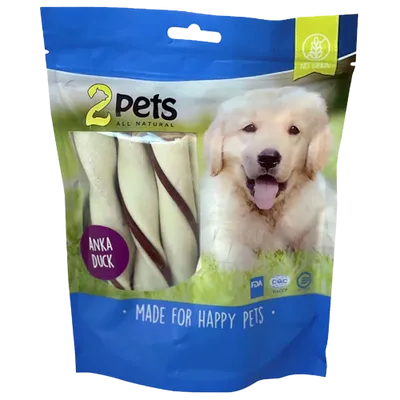 2pets Tuggtwister m ankfilé Medium 170 g