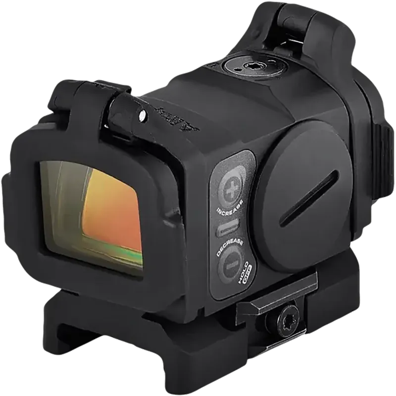 Aimpoint Acro C-2 med weaverfäste och flip up
