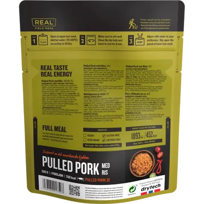 REAL TURMAT Full meal 700 kcal - Pulled Pork
