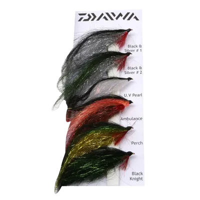 Daiwa Tinsel Streamers flugor 6-pack