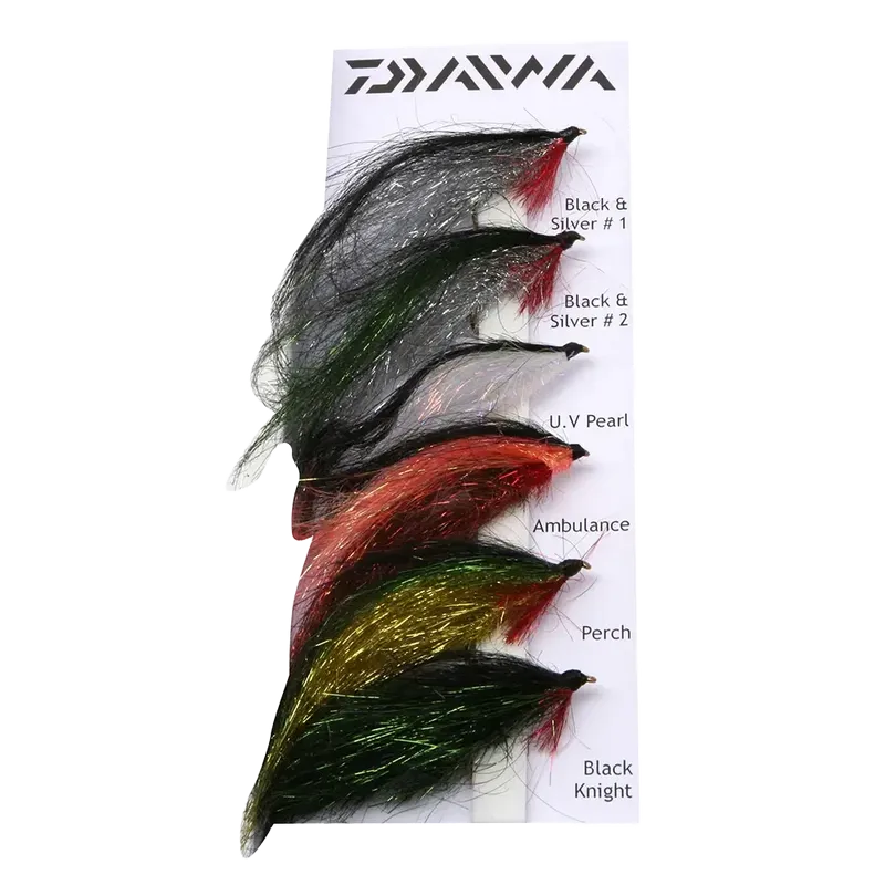 Daiwa Tinsel Streamers flugor 6-pack