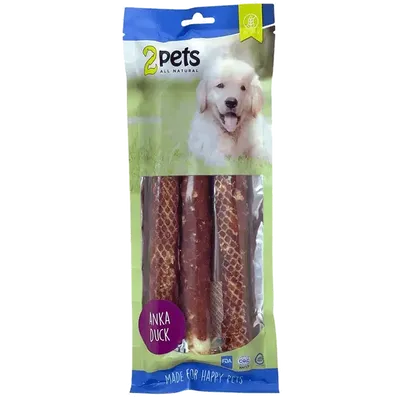 2pets Tuggrulle m ankfilé 28cm 3-pack 250g