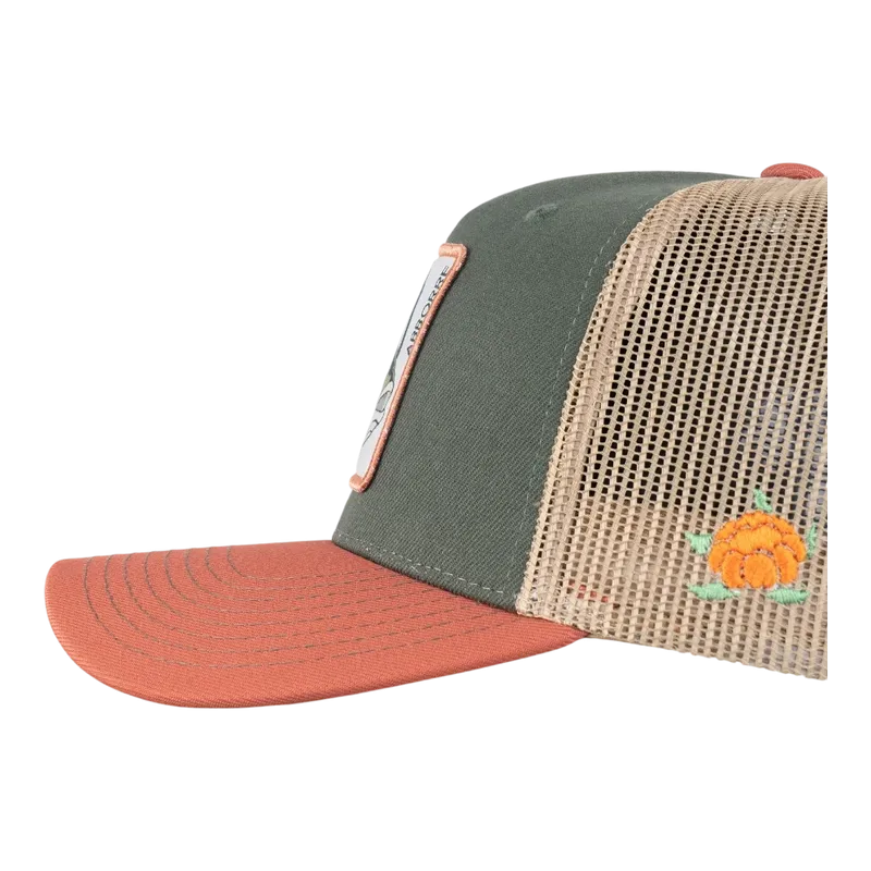 SQRTN Abborre Trucker Keps - Hooked Olive