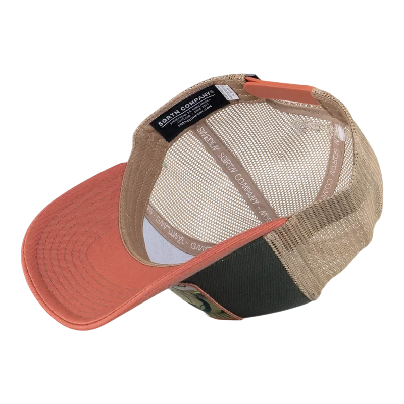 SQRTN Abborre Trucker Keps - Hooked Olive