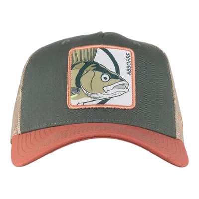 SQRTN Abborre Trucker Keps - Hooked Olive