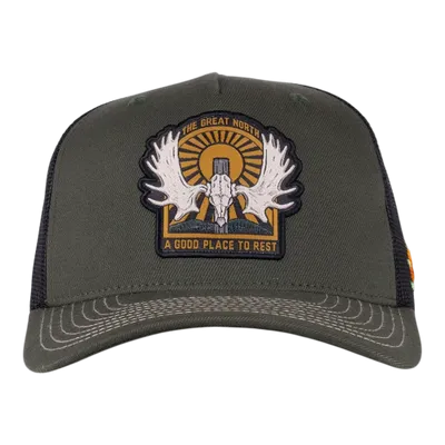 Sqrtn Älghorn Trucker Keps Olive