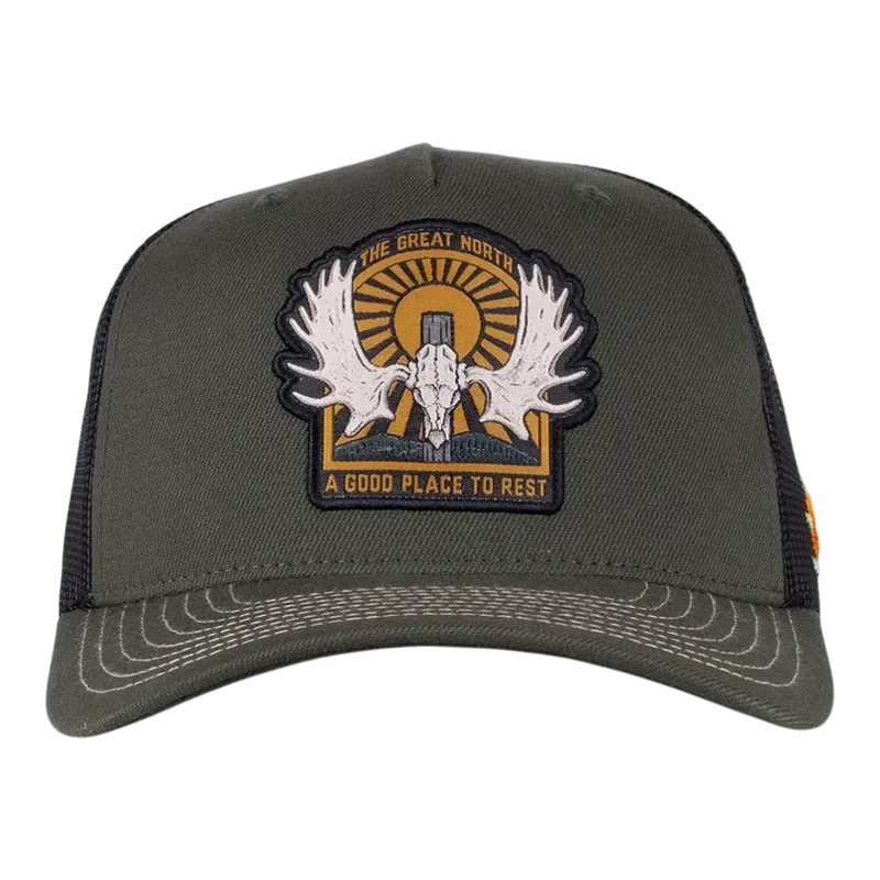 Sqrtn Älghorn Trucker Keps Olive