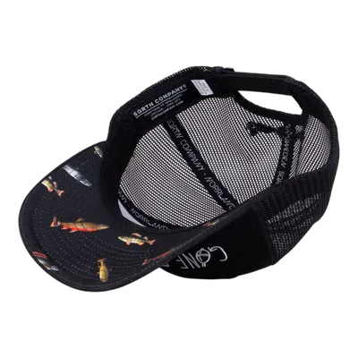 Sqrtn Gone Fishing Low Trucker Black