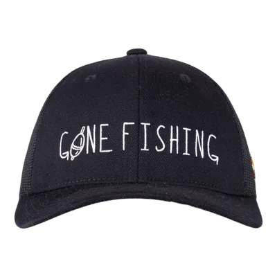 Sqrtn Gone Fishing Low Trucker Black