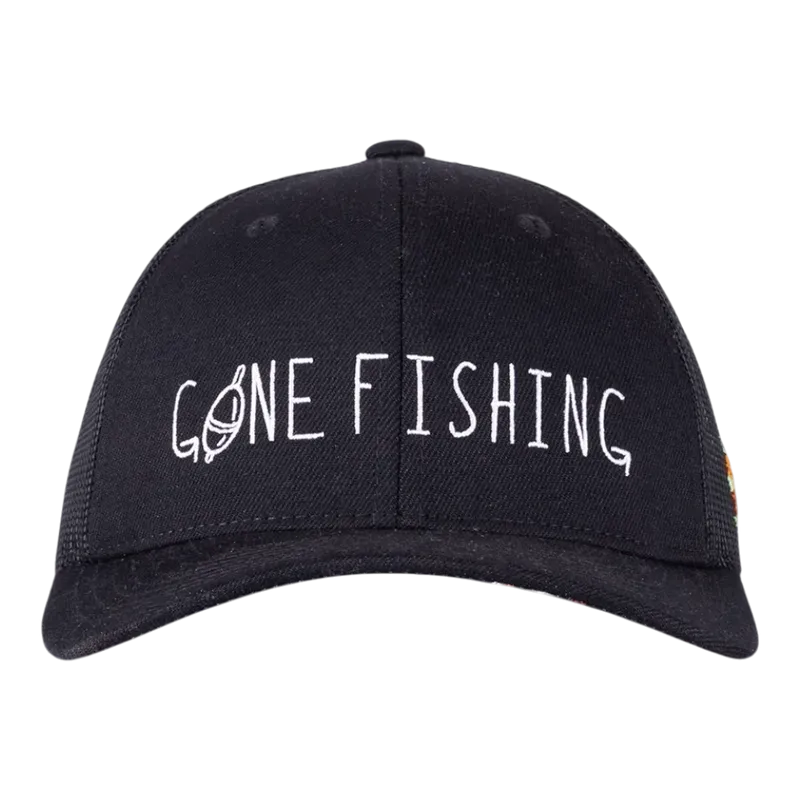 Sqrtn Gone Fishing Low Trucker Black
