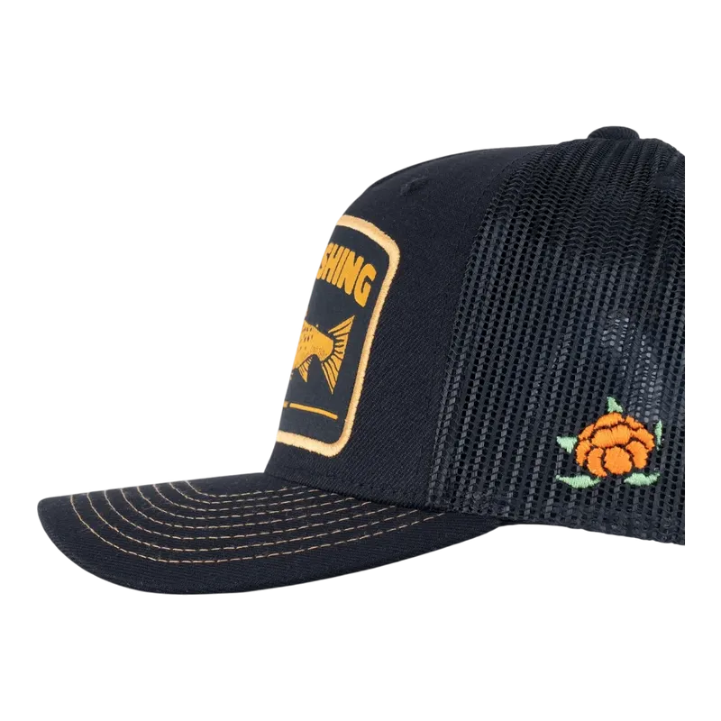 Sqrtn Trout Trucker Keps Black