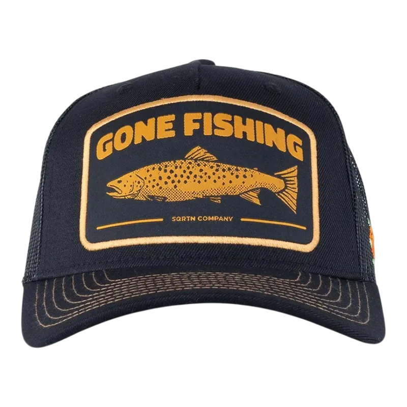 Sqrtn Trout Trucker Keps Black