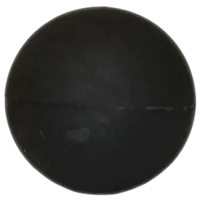GreyOak Slutstycksknopp Rund, Black