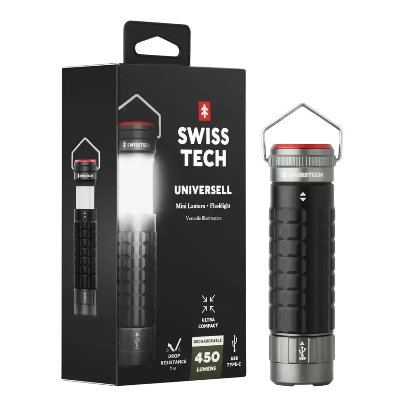 SwissTech Universell taskulamppu 450 lm