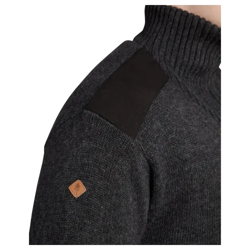 Pinewood Hurricane Tröja Herr Dark Grey Melange