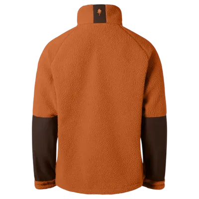 Pinewood Pile Fleece Jacket Orange Clay