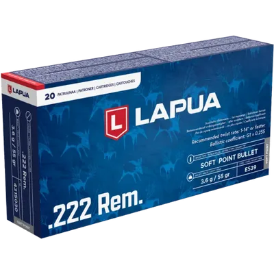 Lapua .222 REM Soft Point 3,6g