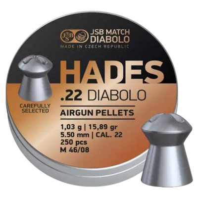 Diabol JSB Hades 5,50mm 1,030g 250st - Expanderande Luftgevärsdiabol
