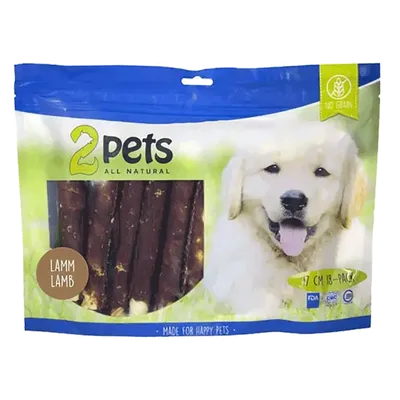 2pets Tuggrulle m lamm 17cm 18-pack XL 840g