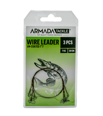 Armada Tafs 20 cm 15 lbs Black Coated 1*7 Wire 3-pack