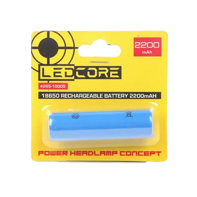 Ledcore 18650 Batteri 2200Mah