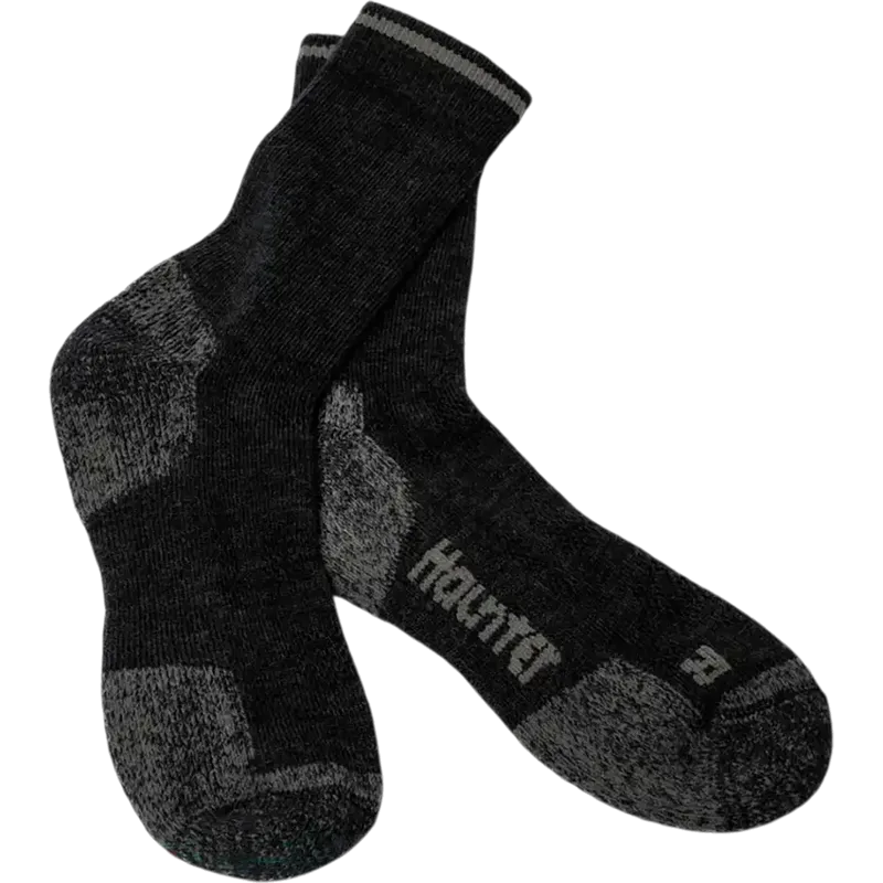 Haunter Merino Socks Crew Grey