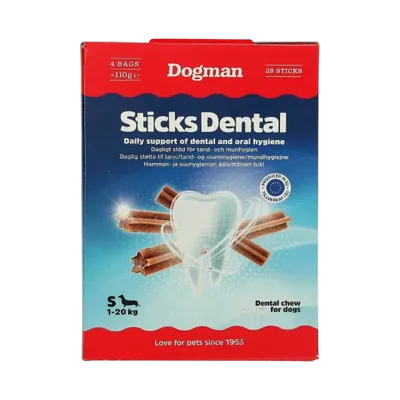 Dogman Sticks Dental S 28-pack