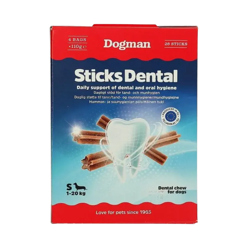Dogman Sticks Dental S 28-pack