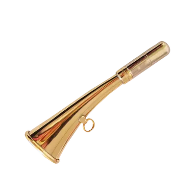 Jakthorn Mässing 16cm