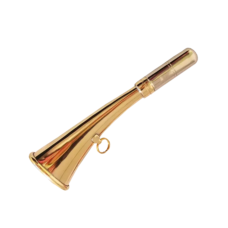 Jakthorn Mässing 16cm