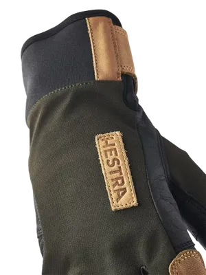 Hestra Ergo Grip Actiwe Wool Terry 5 Tummanvihreä/Musta 9