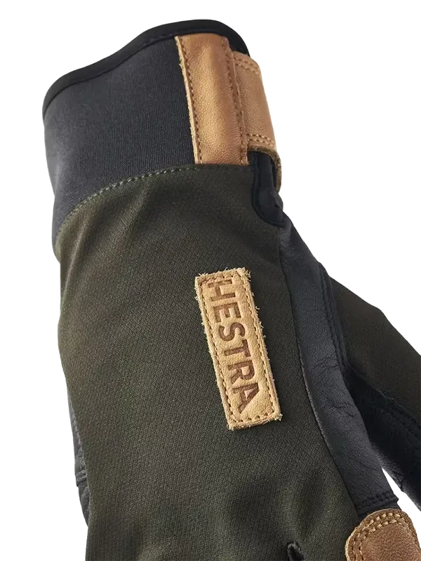 Hestra Ergo Grip Actiwe Wool Terry 5 Tummanvihreä/Musta 9