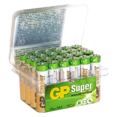 GP Super AAA Batterier 24-P