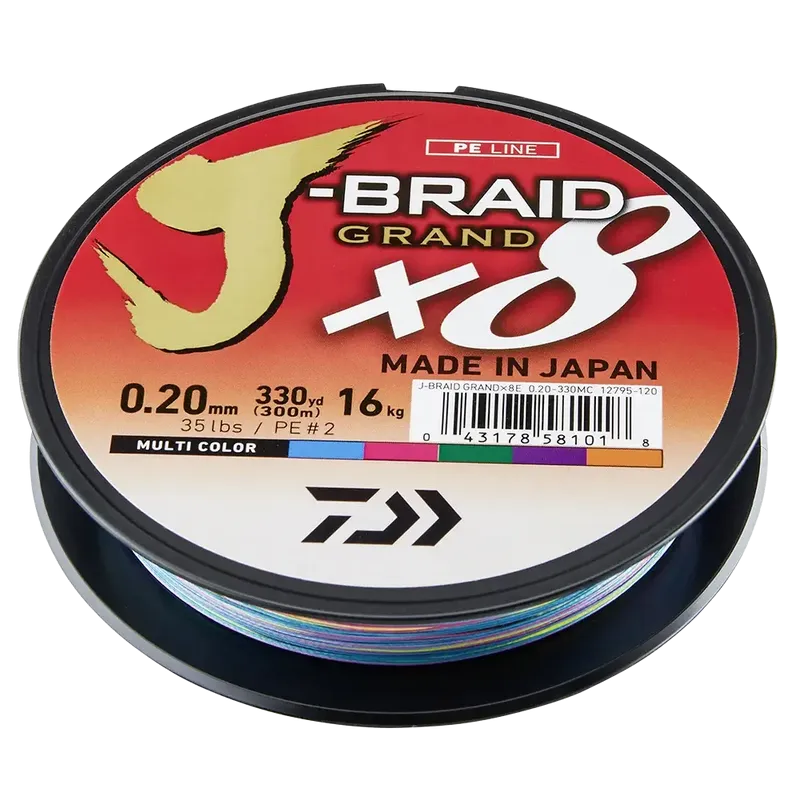 Daiwa J-Braid Grand X8 0.42mm-300m MC 103LB