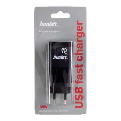 Hunter USB Laddare UL-22, 65W (1st USB-A, 2st USB-C)