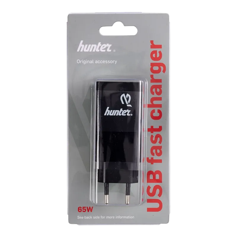 Hunter USB Laddare UL-22, 65W (1st USB-A, 2st USB-C)