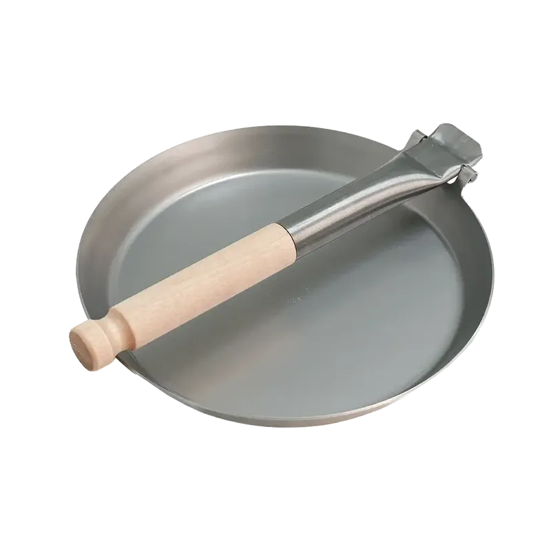 Jägarstekpanna original S8 24cm fällbart Trä handtag