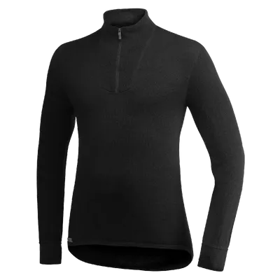 Woolpower Zip Turtleneck 200 Black
