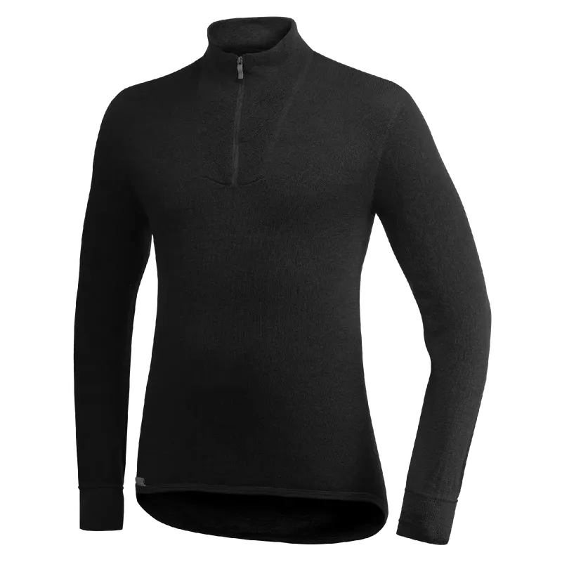 Woolpower Zip Turtleneck 200 Black