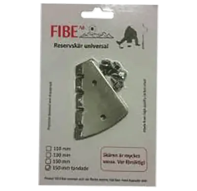 Fibe Reservskär Kupade Tandade 150 mm