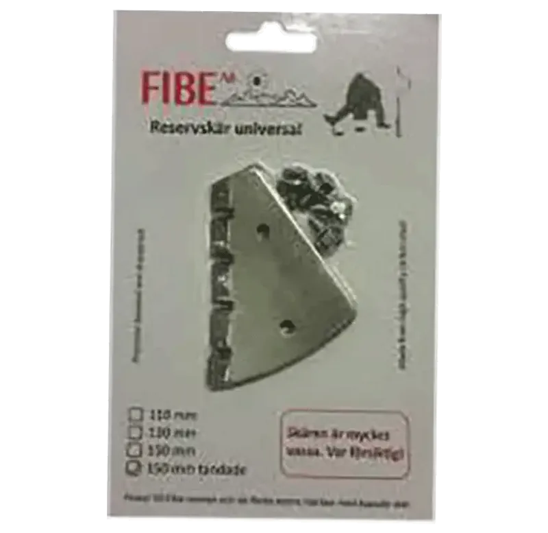 Fibe Reservskär Kupade Tandade 150 mm