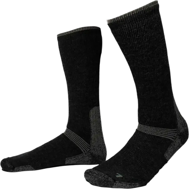 Haunter Merino Socks High Grey