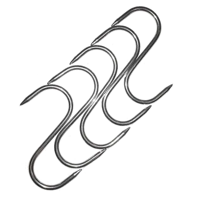 Slaktkrok Rostfri 6cm 5-pack